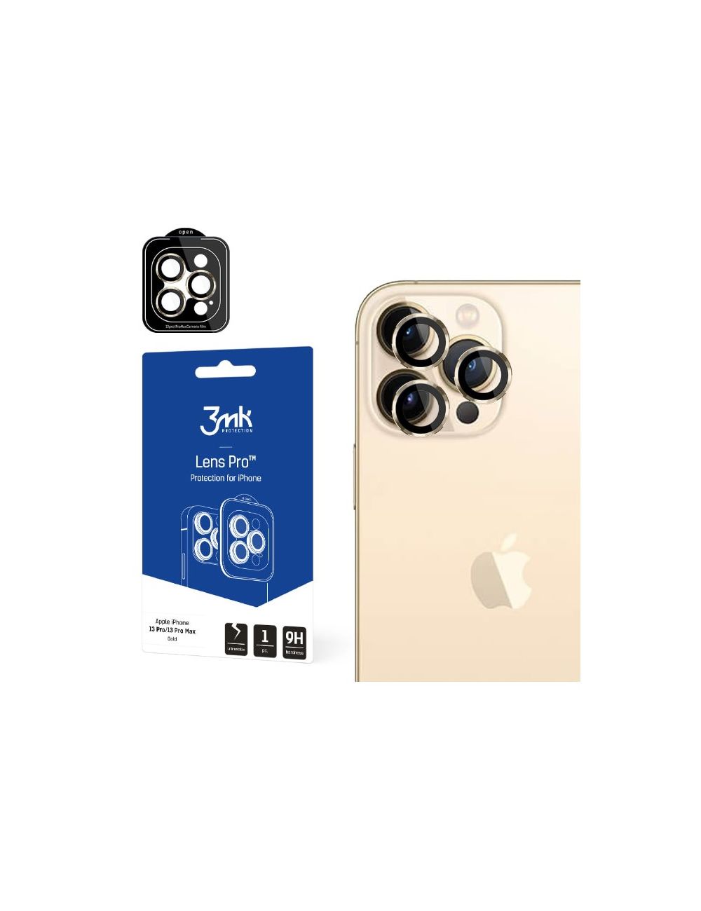 3MK LENS PROTECTION PRO IPHONE 13 PRO /13 PRO MAX GOLD