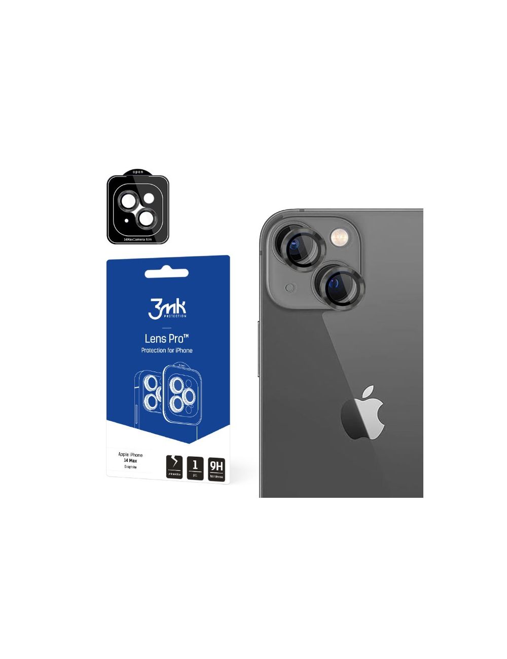 3MK LENS PROTECTION PRO IPHONE 14 PLUS GRAPHITE