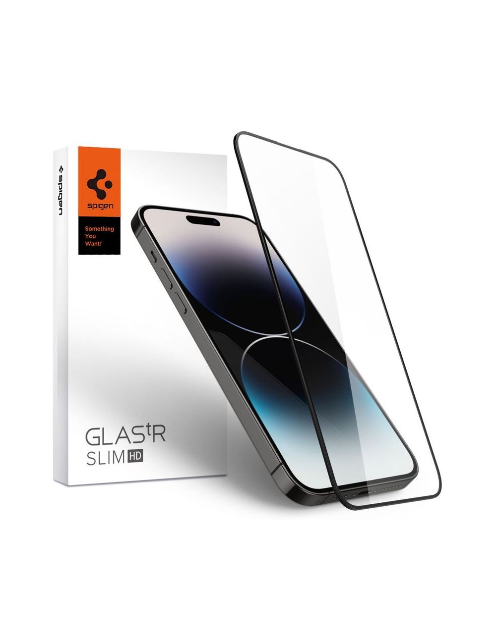 SPIGEN GLASS FC iPHONE 14 PRO MAX BLACK