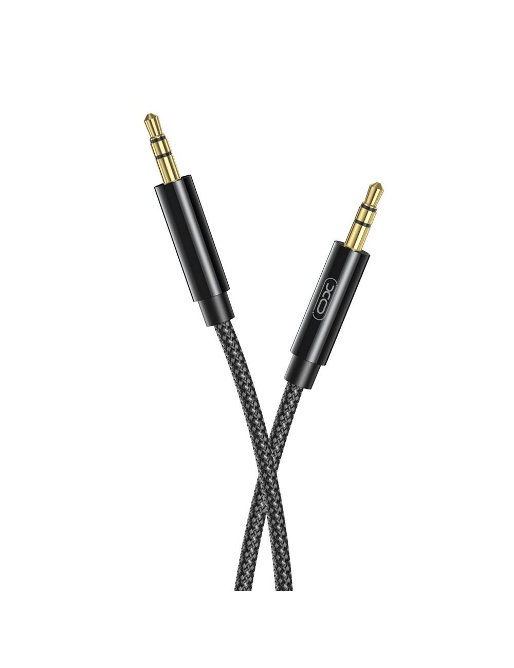 XO kabel audio NB-R211C jack-jack 3,5mm czarny 1m