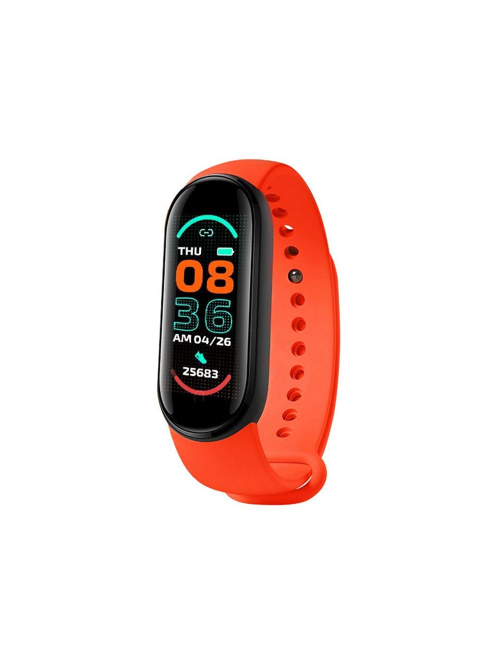 Smart Band M6 RED / CZERWONY, MAGNETYCZNE