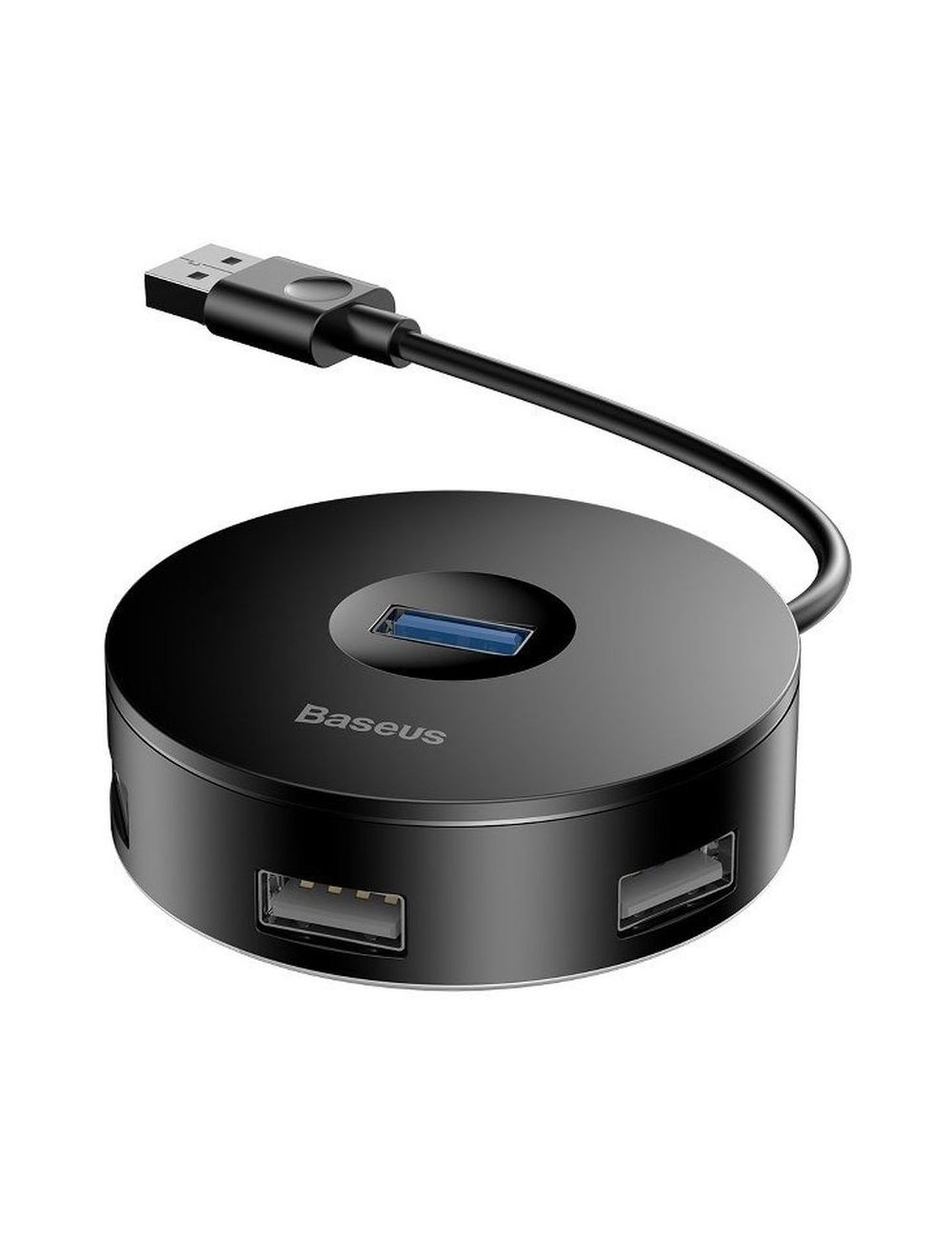 HUB BASEUS ROUND 4w1 USB 3.0 BLACK