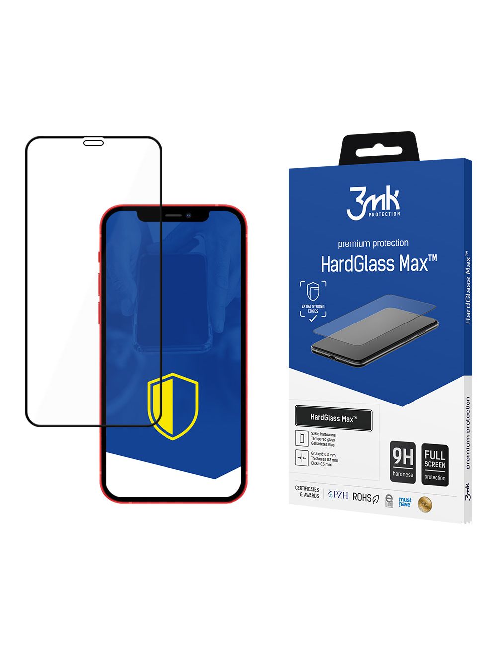 3MK Hard Glass MAX iPhone 12/12 Pro