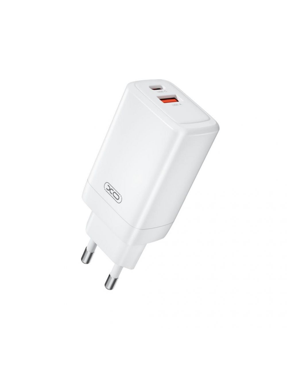 XO ładowarka sieciowa CE17 GAN 65W 1xUSB-C 1xUSB BIAŁA