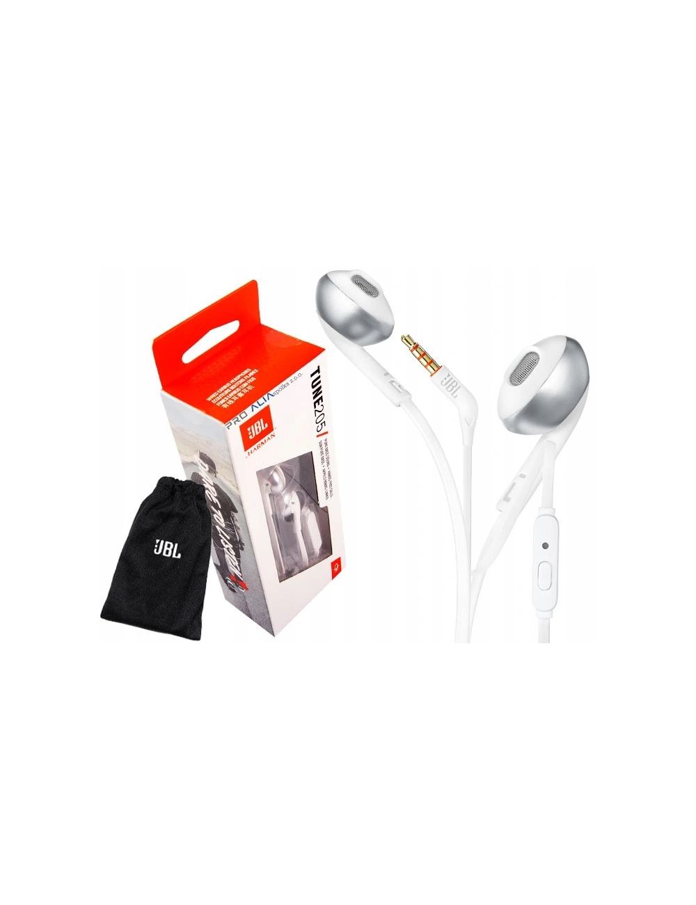 T205 JBL zest. słuch white 3.5mm