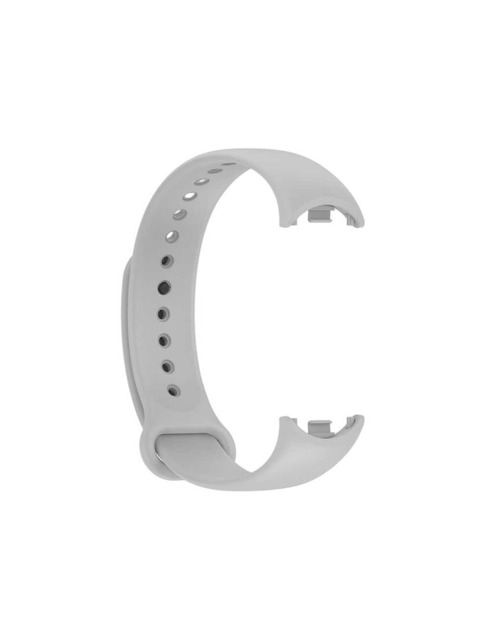 Pasek Silikonowy Mi Band 8 / M8 (7), GRAY / SZARY