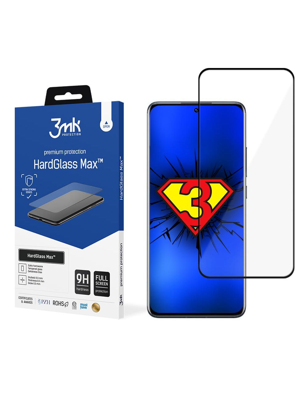 3MK HARD GLASS MAX XIAOMI 12 5G