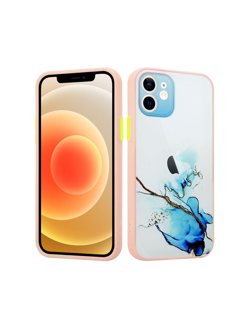 MX AQUARELLE IPHONE XR NIEBIESKO-BIAŁY / NAVY-WHITE