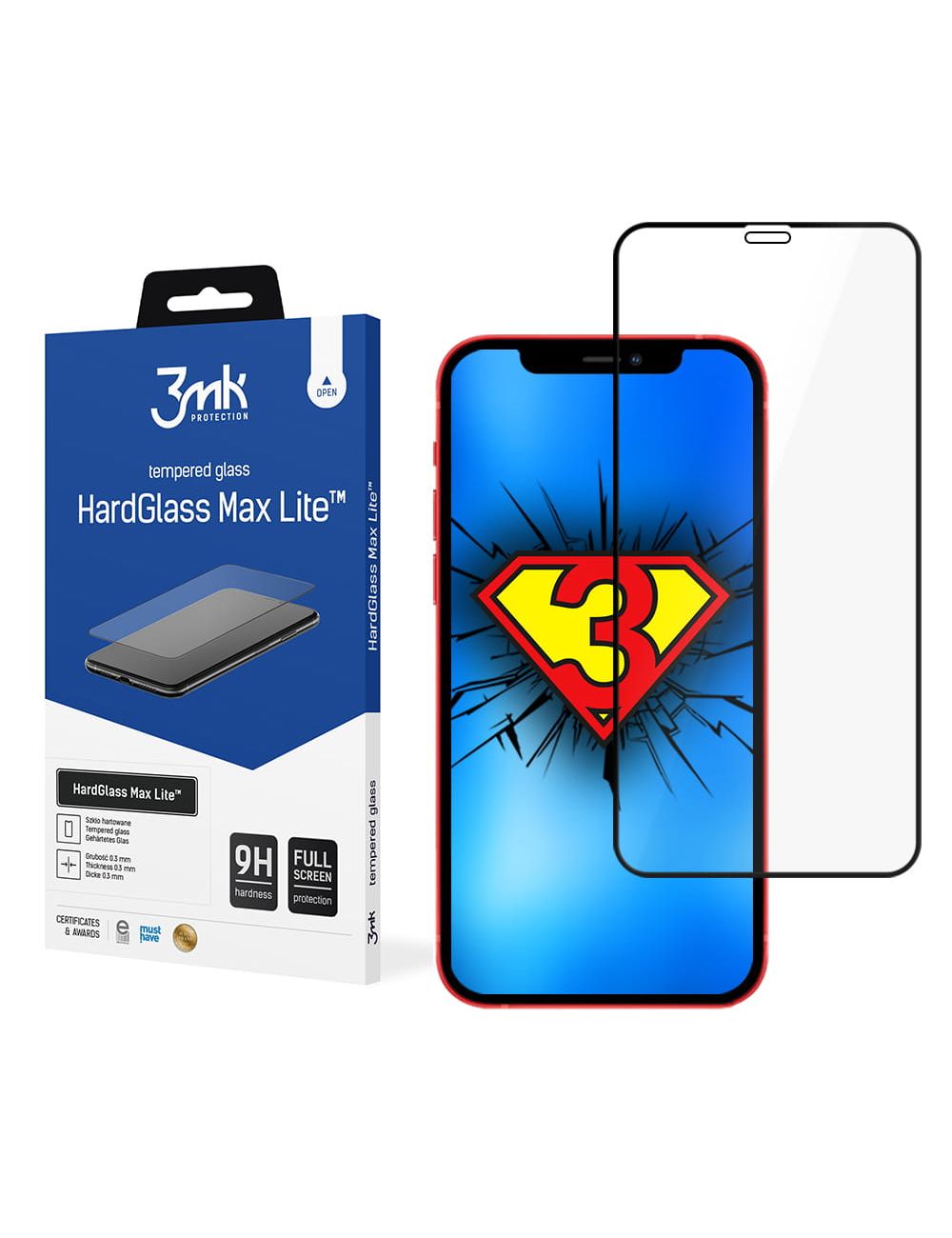 3MK HARD GLASS MAX LITE IPHONE 13 PRO