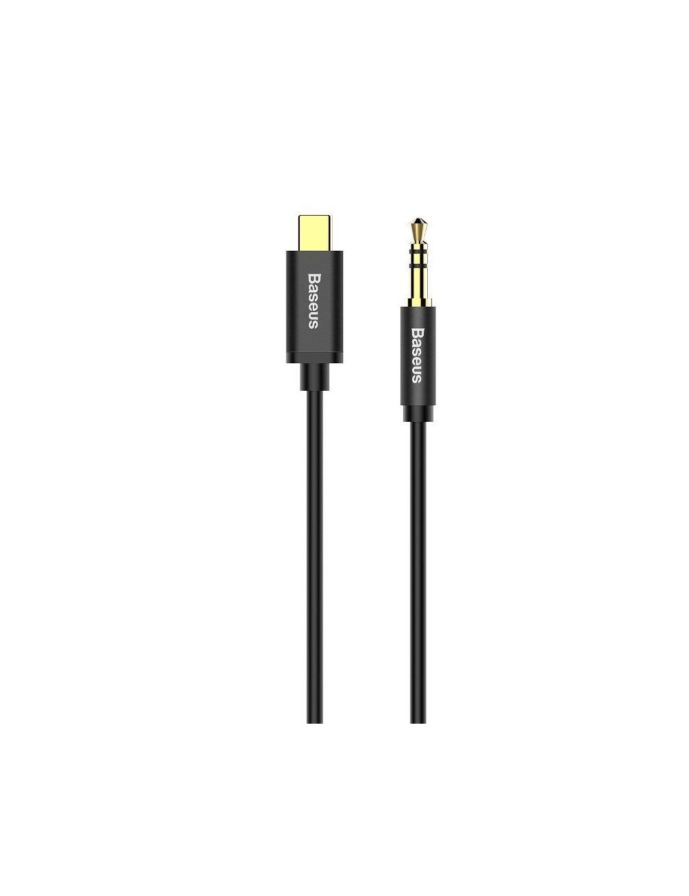 KABEL BASEUS YIVEN USB-C - JACK 3,5MM AUDIO 1.2M BLACK