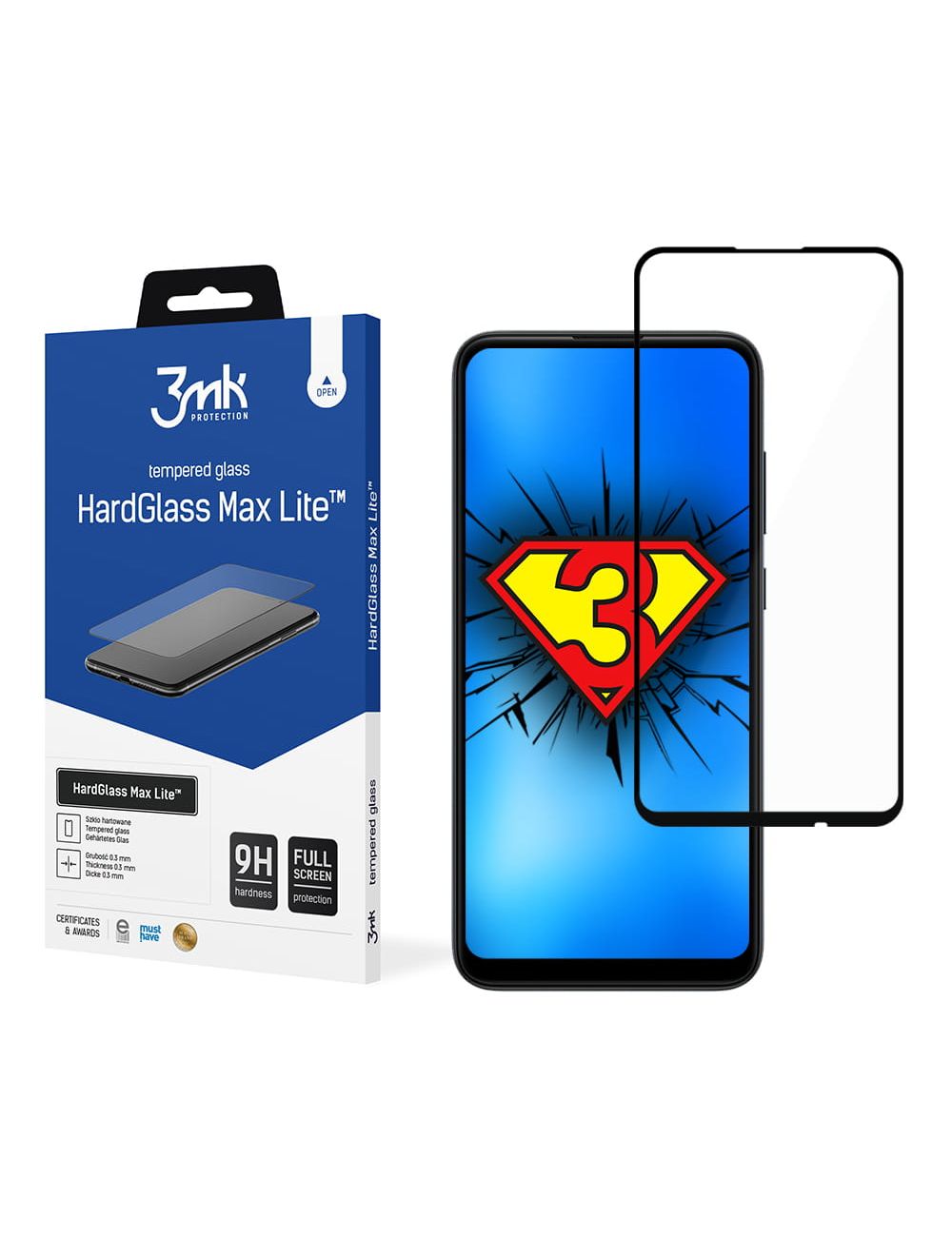 3MK HARD GLASS MAX LITE SAMSUNG A11 black