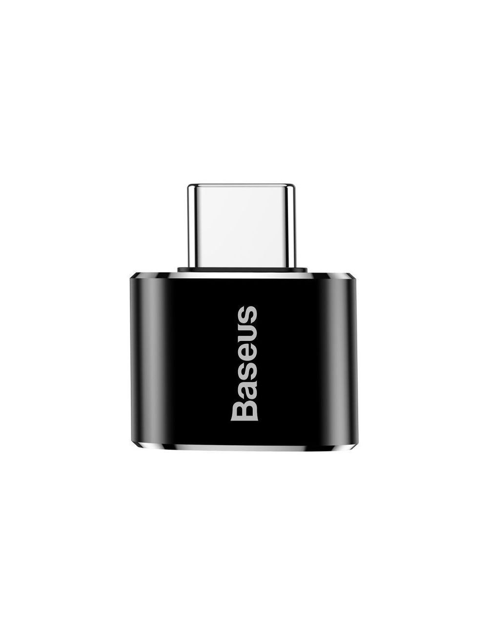 KOŃCÓWKA BASEUS TYPE-C TO MICRO USB BLACK, WEJ: MICRO WYJ: TYPE-C