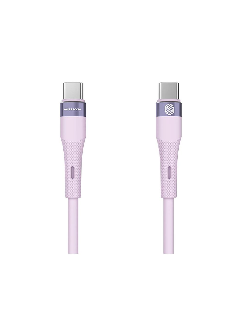 NILLKIN DATA CABLE FLOWSPEED SILICON TYPE C-TYPE C PD 60W, PURPLE