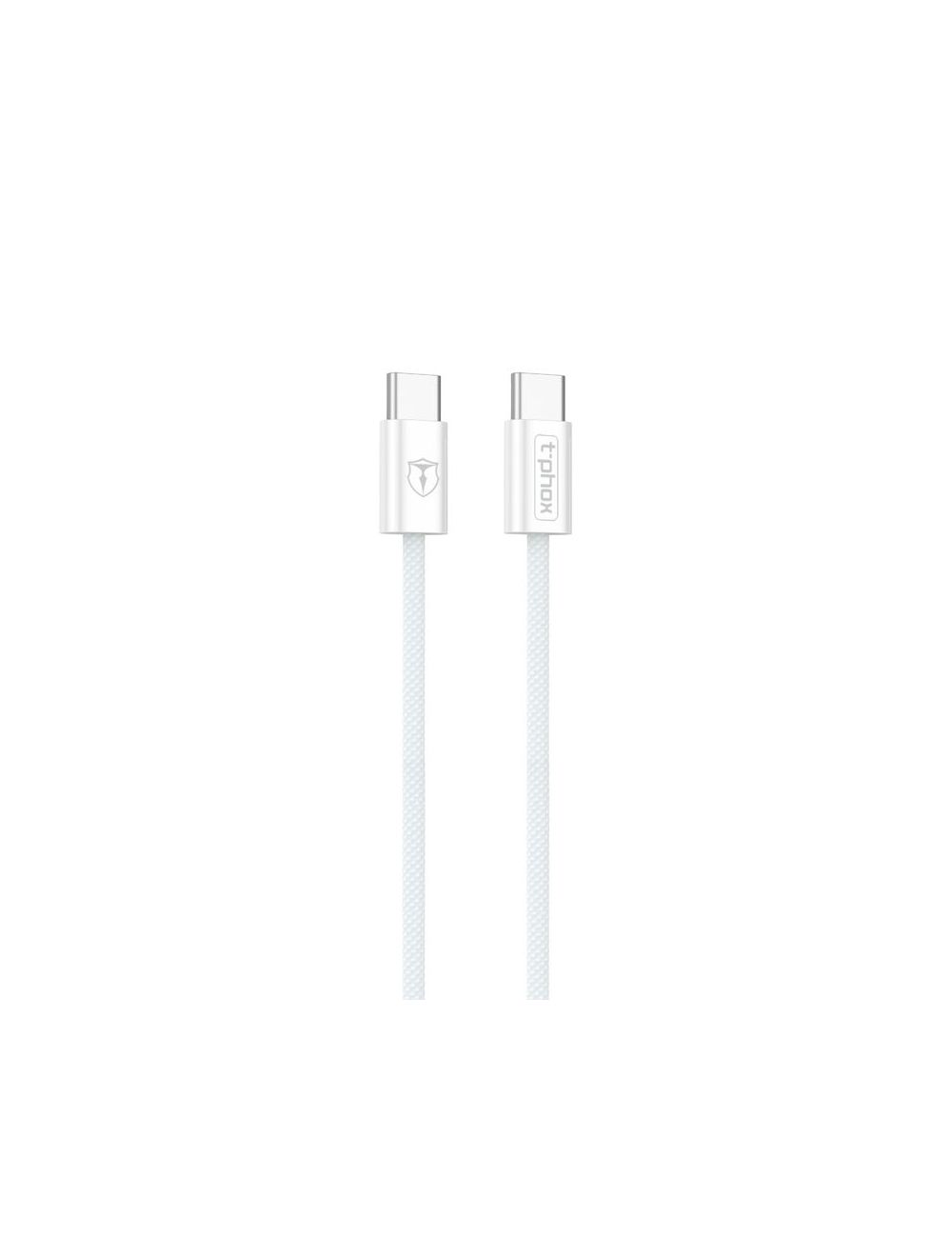 KABEL T-PHOX CC15 SERIES USB-C/USB-C 60W 3A WHITE