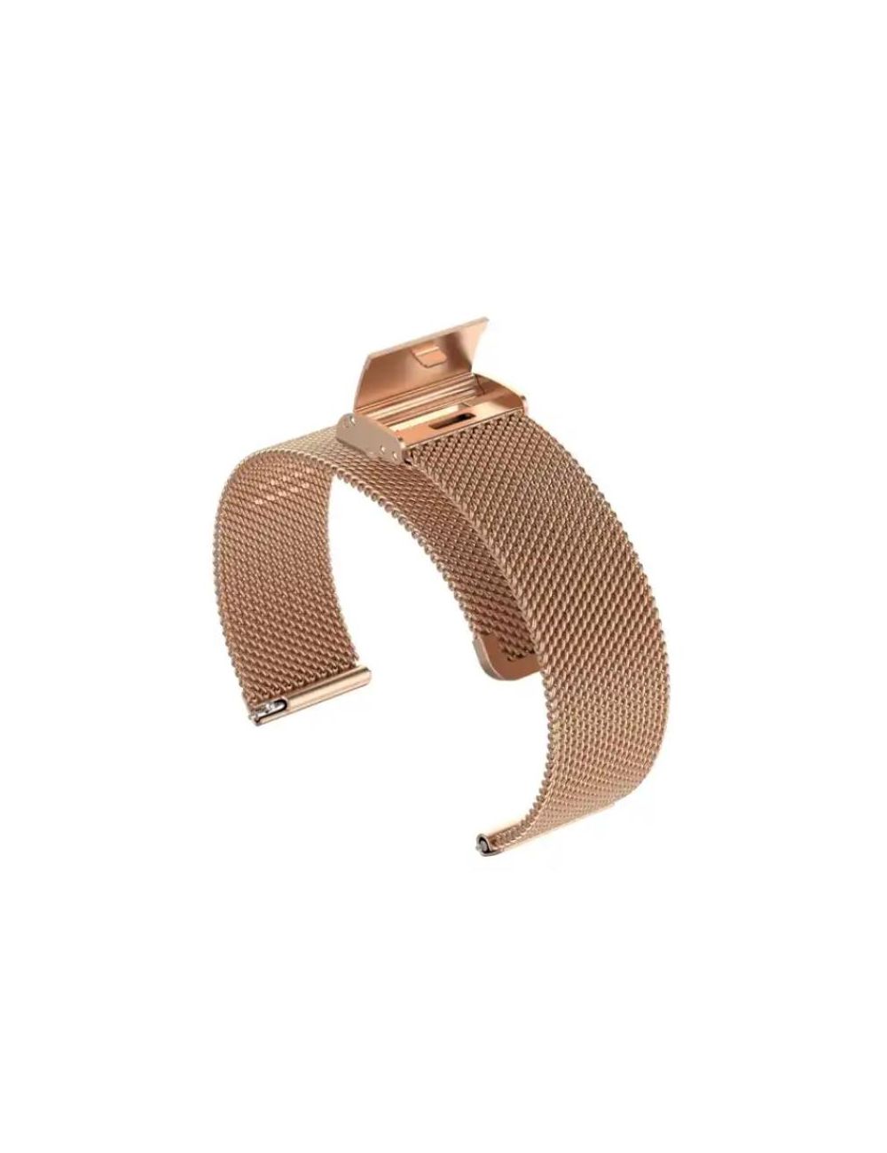 Regulowany pasek ze stali nierdzewnej do zegarka/smartwatch 20mm, ROSE GOLD