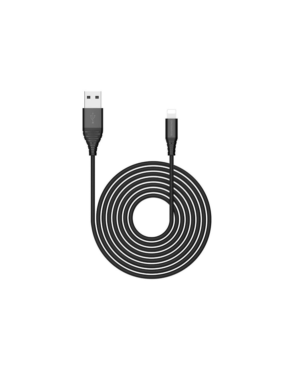 Riversong kabel Alpha S USB - Lightning 1,0m 2,4A czarny CL32