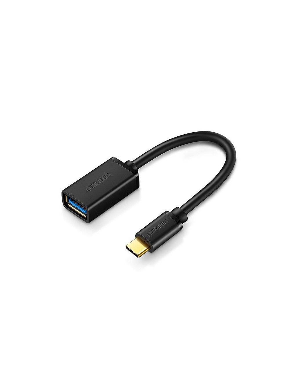 Ugreen adapter przejściówka kabel OTG z USB 3.0 na USB Typ C czarny