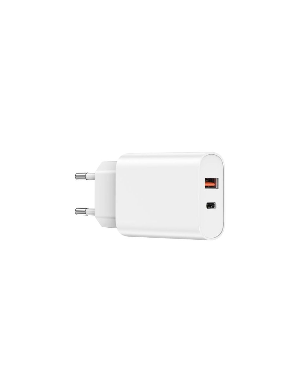 WIWU Ładowarka Sieciowa Wi-U002 PD + QC 20W 1x USB 1x USB-C biały